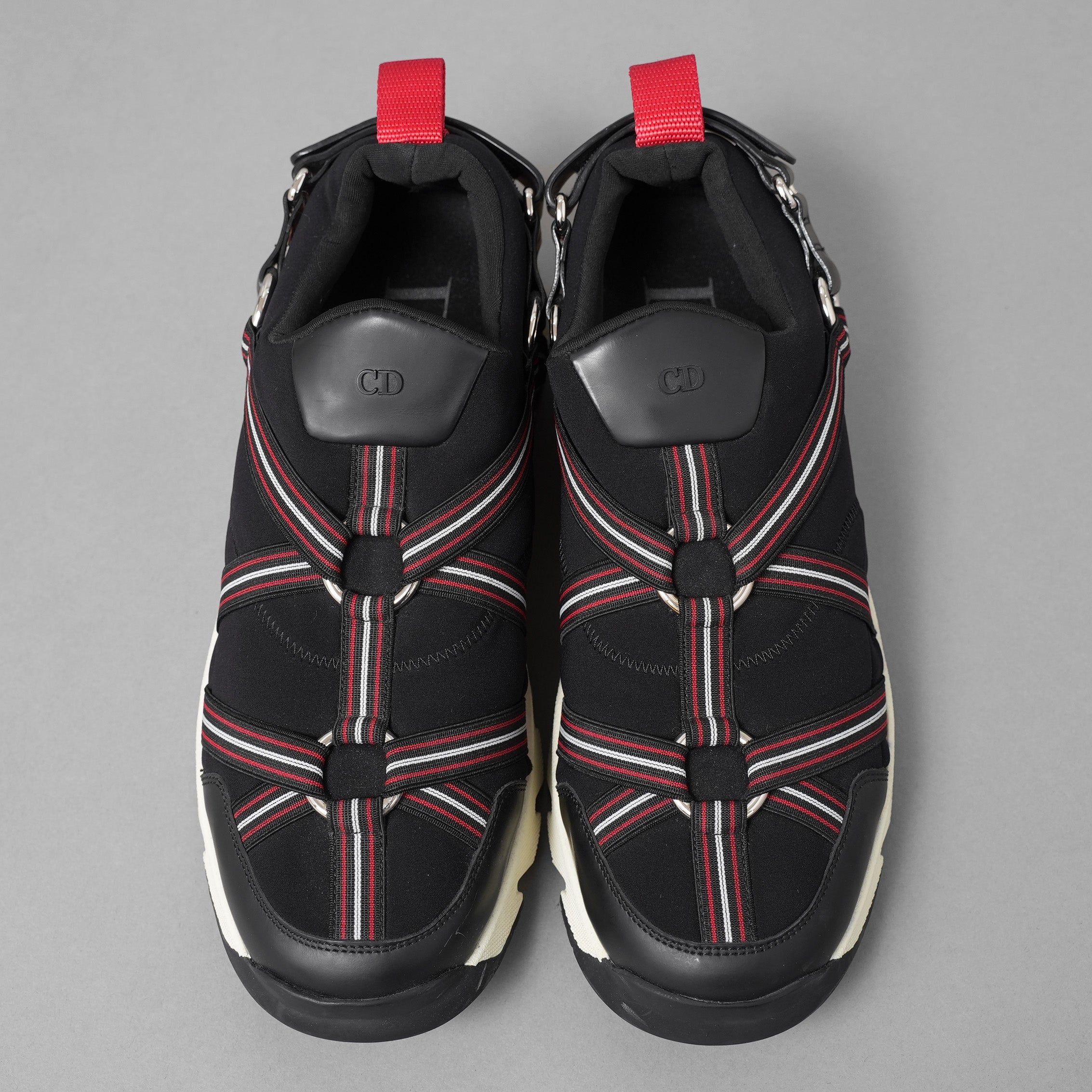 Dior homme ディオールオム / 17SS ネオプレン ハーネス ローカットスニーカー /  17EDC / size 41  (25.5cm) BLACK
