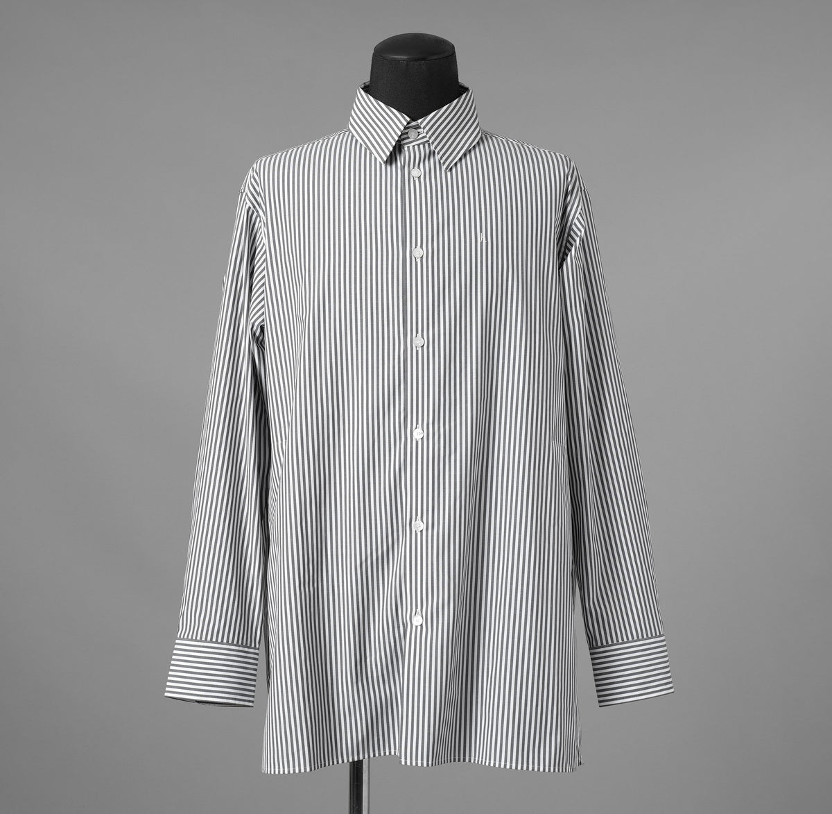 th products TARO HORIUCHI タロウ ホリウチ / 美品 25SS "ROMAN" Midsize Shirt  esteneige broad cloth 長袖シャツ / 2501 SH29 103 / size 1 (GRAY) 352111-in-ue