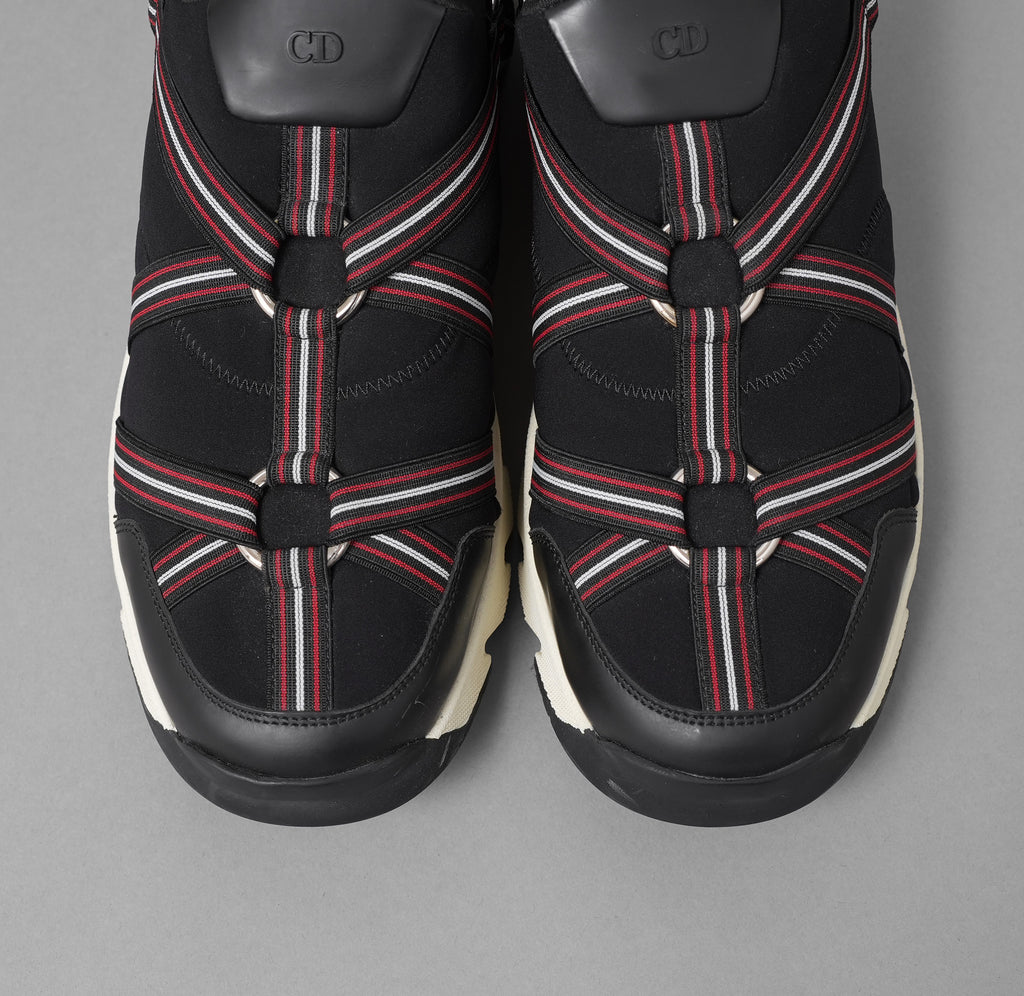 Dior homme ディオールオム / 17SS ネオプレン ハーネス ローカットスニーカー /  17EDC / size 41  (25.5cm) BLACK
