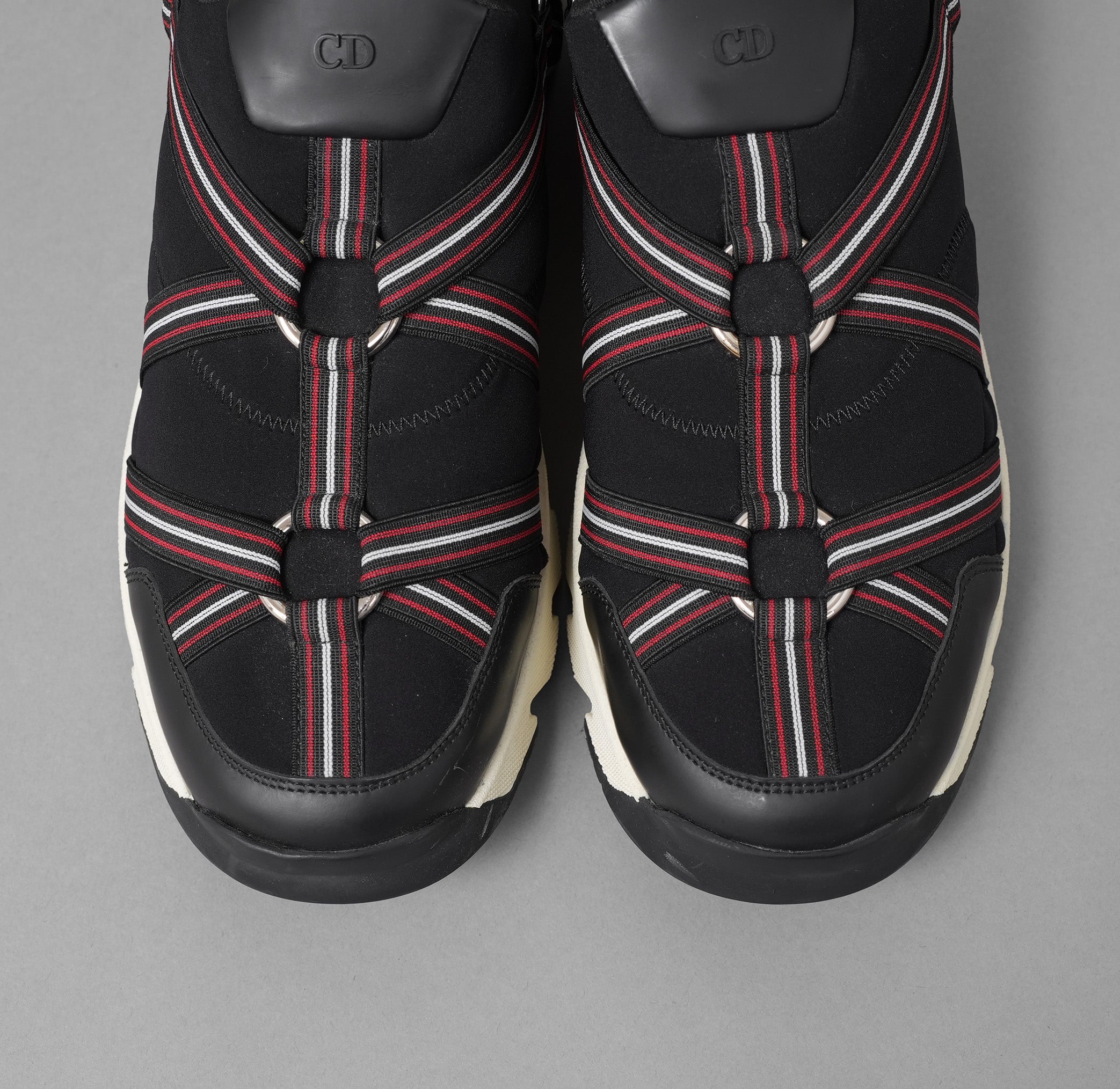 Dior homme ディオールオム / 17SS ネオプレン ハーネス ローカットスニーカー /  17EDC / size 41  (25.5cm) BLACK