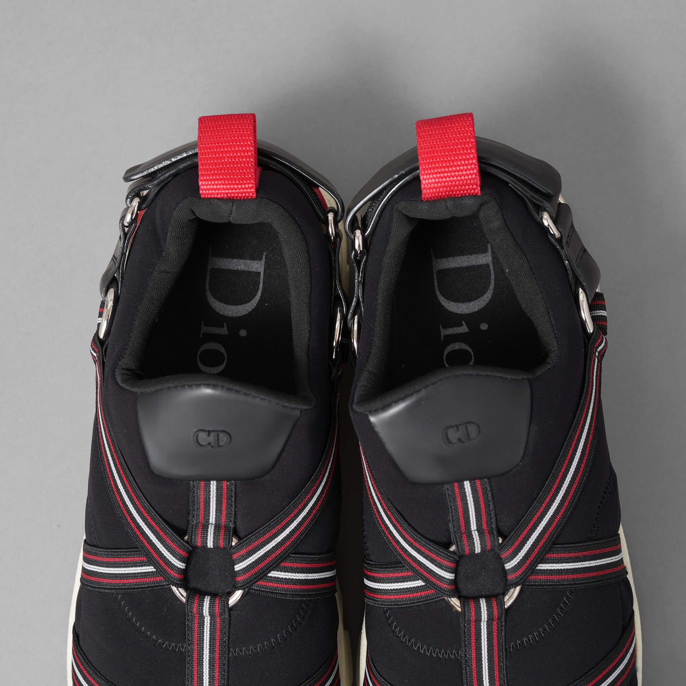 Dior homme ディオールオム / 17SS ネオプレン ハーネス ローカットスニーカー /  17EDC / size 41  (25.5cm) BLACK