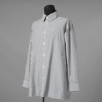 th products TARO HORIUCHI タロウ ホリウチ / 美品 25SS "ROMAN" Midsize Shirt  esteneige broad cloth 長袖シャツ / 2501 SH29 103 / size 1 (GRAY) 352111-in-ue