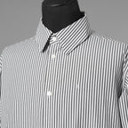 th products TARO HORIUCHI タロウ ホリウチ / 美品 25SS "ROMAN" Midsize Shirt  esteneige broad cloth 長袖シャツ / 2501 SH29 103 / size 1 (GRAY) 352111-in-ue