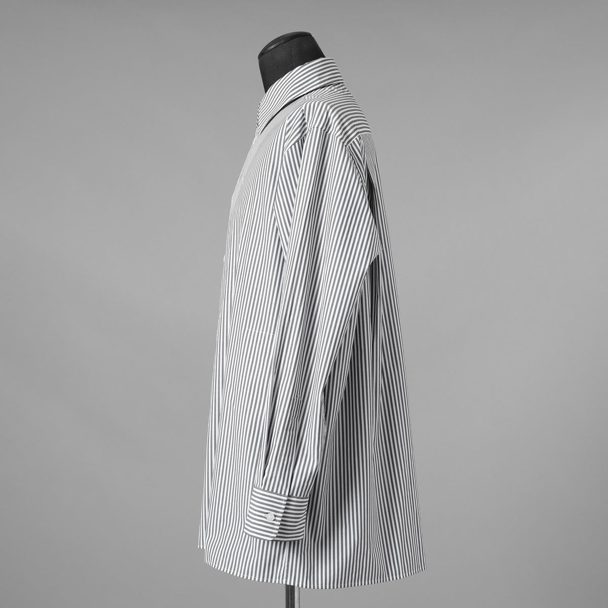 th products TARO HORIUCHI タロウ ホリウチ / 美品 25SS "ROMAN" Midsize Shirt  esteneige broad cloth 長袖シャツ / 2501 SH29 103 / size 1 (GRAY) 352111-in-ue
