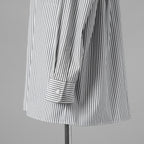 th products TARO HORIUCHI タロウ ホリウチ / 美品 25SS "ROMAN" Midsize Shirt  esteneige broad cloth 長袖シャツ / 2501 SH29 103 / size 1 (GRAY) 352111-in-ue