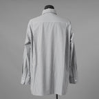 th products TARO HORIUCHI タロウ ホリウチ / 美品 25SS "ROMAN" Midsize Shirt  esteneige broad cloth 長袖シャツ / 2501 SH29 103 / size 1 (GRAY) 352111-in-ue