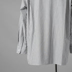 th products TARO HORIUCHI タロウ ホリウチ / 美品 25SS "ROMAN" Midsize Shirt  esteneige broad cloth 長袖シャツ / 2501 SH29 103 / size 1 (GRAY) 352111-in-ue