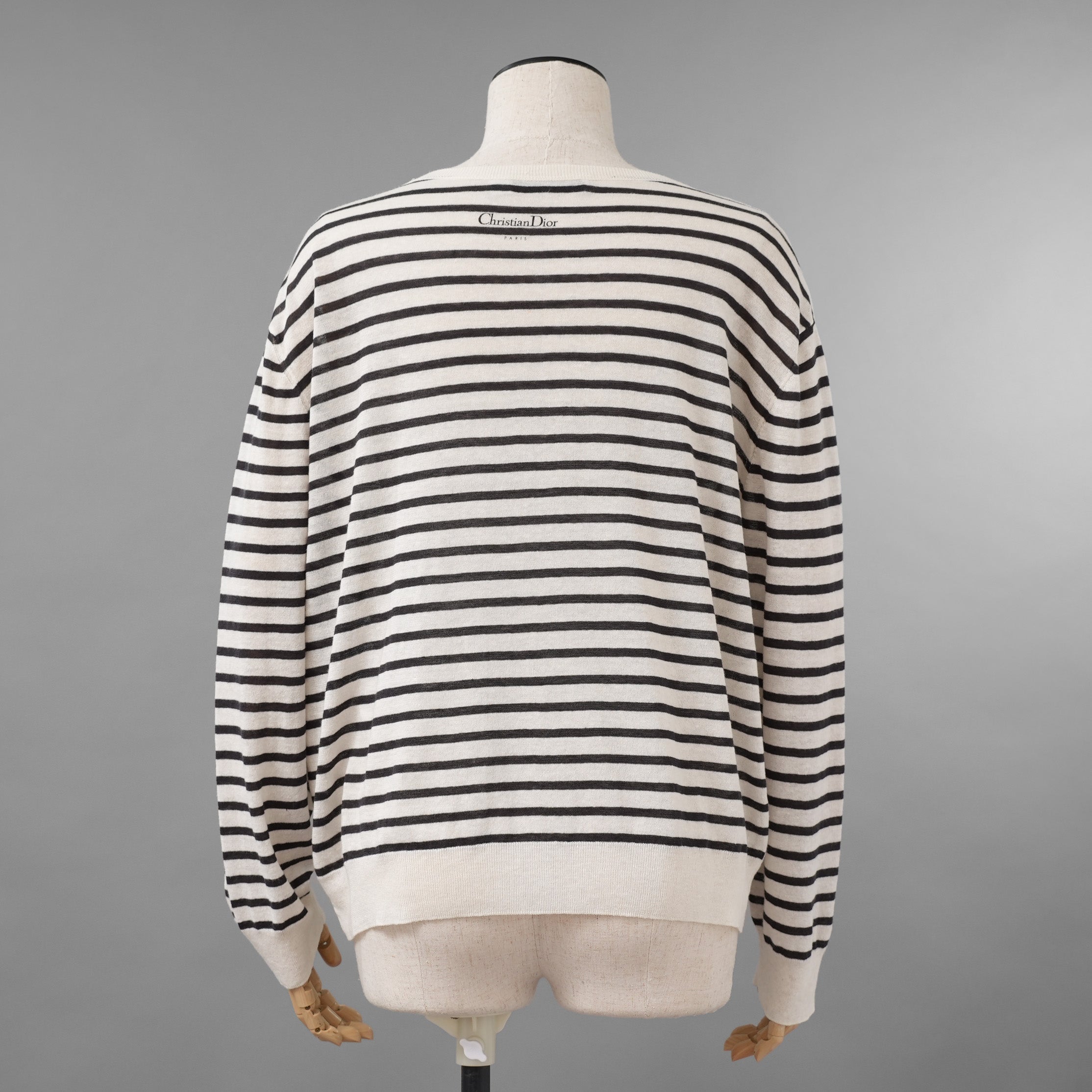 Christian Dior クリスチャンディオール / 24SS エッフェル塔 セーター 長袖ニット / 424S67AM784 / size 42 (WHITE) レディース
