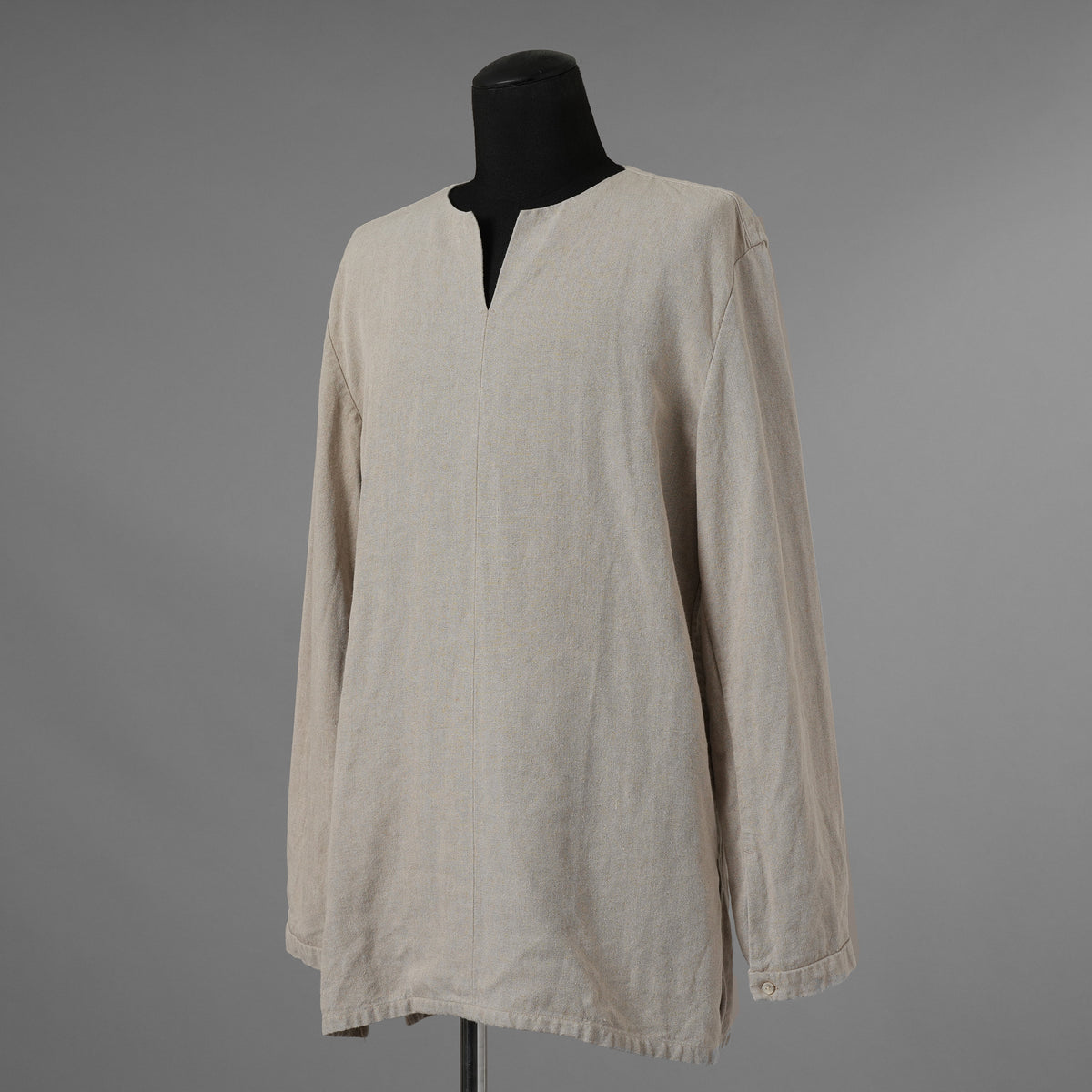 工房西谷 コウボウニシタニ / 美品 sleeping shirt スリーピングシャツ 長袖シャツ / 04-N00701 / size 9 (NATURAL) 123031-alm