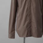 Rick Owens リックオウエンス / 23SS EDFU OFFICE SHIRT オフィスシャツ フライトフロント 長袖シャツ / RU01C4299-P / size 48 (DUST)