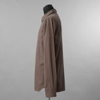 Rick Owens リックオウエンス / 23SS EDFU OFFICE SHIRT オフィスシャツ フライトフロント 長袖シャツ / RU01C4299-P / size 48 (DUST)