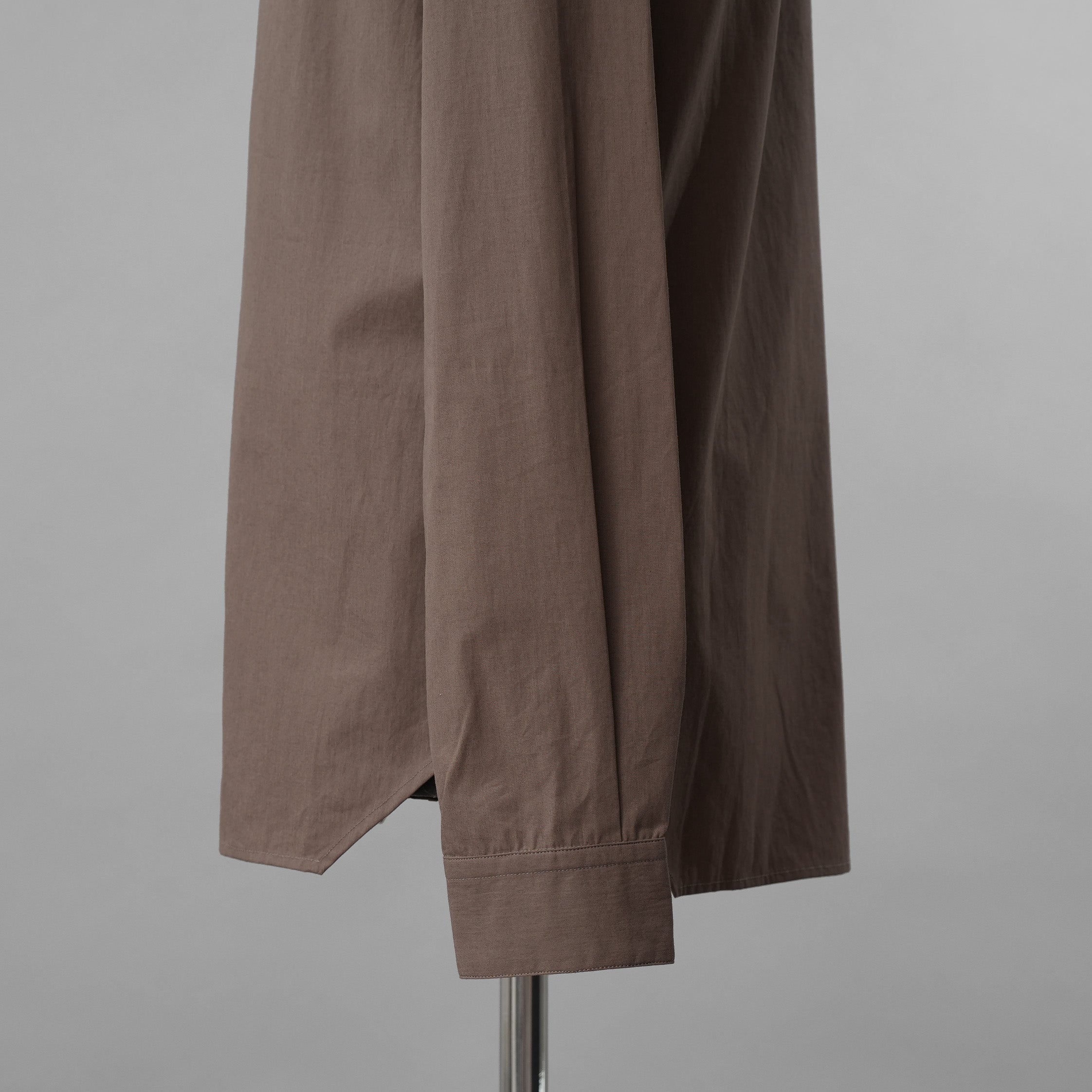 Rick Owens リックオウエンス / 23SS EDFU OFFICE SHIRT オフィスシャツ フライトフロント 長袖シャツ / RU01C4299-P / size 48 (DUST)