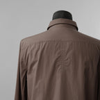 Rick Owens リックオウエンス / 23SS EDFU OFFICE SHIRT オフィスシャツ フライトフロント 長袖シャツ / RU01C4299-P / size 48 (DUST)