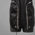 Rick Owens リックオウエンス / 美品 22AW STROBE / Bauhaus Vest バウハウス ベスト / RU02B2763-NBR / size 48 (BLACK)
