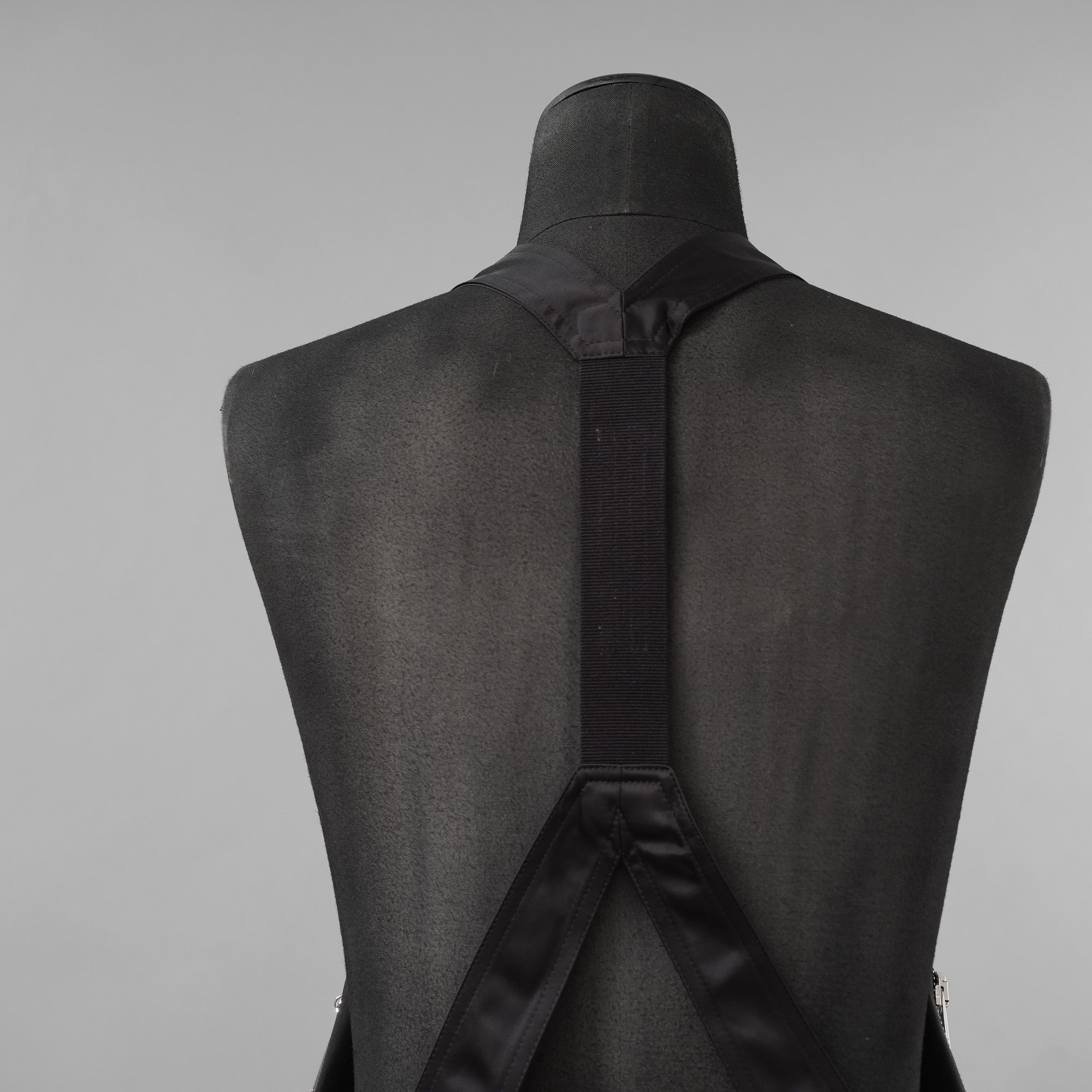 Rick Owens リックオウエンス / 美品 22AW STROBE / Bauhaus Vest バウハウス ベスト / RU02B2763-NBR / size 48 (BLACK)