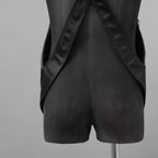 Rick Owens リックオウエンス / 美品 22AW STROBE / Bauhaus Vest バウハウス ベスト / RU02B2763-NBR / size 48 (BLACK)