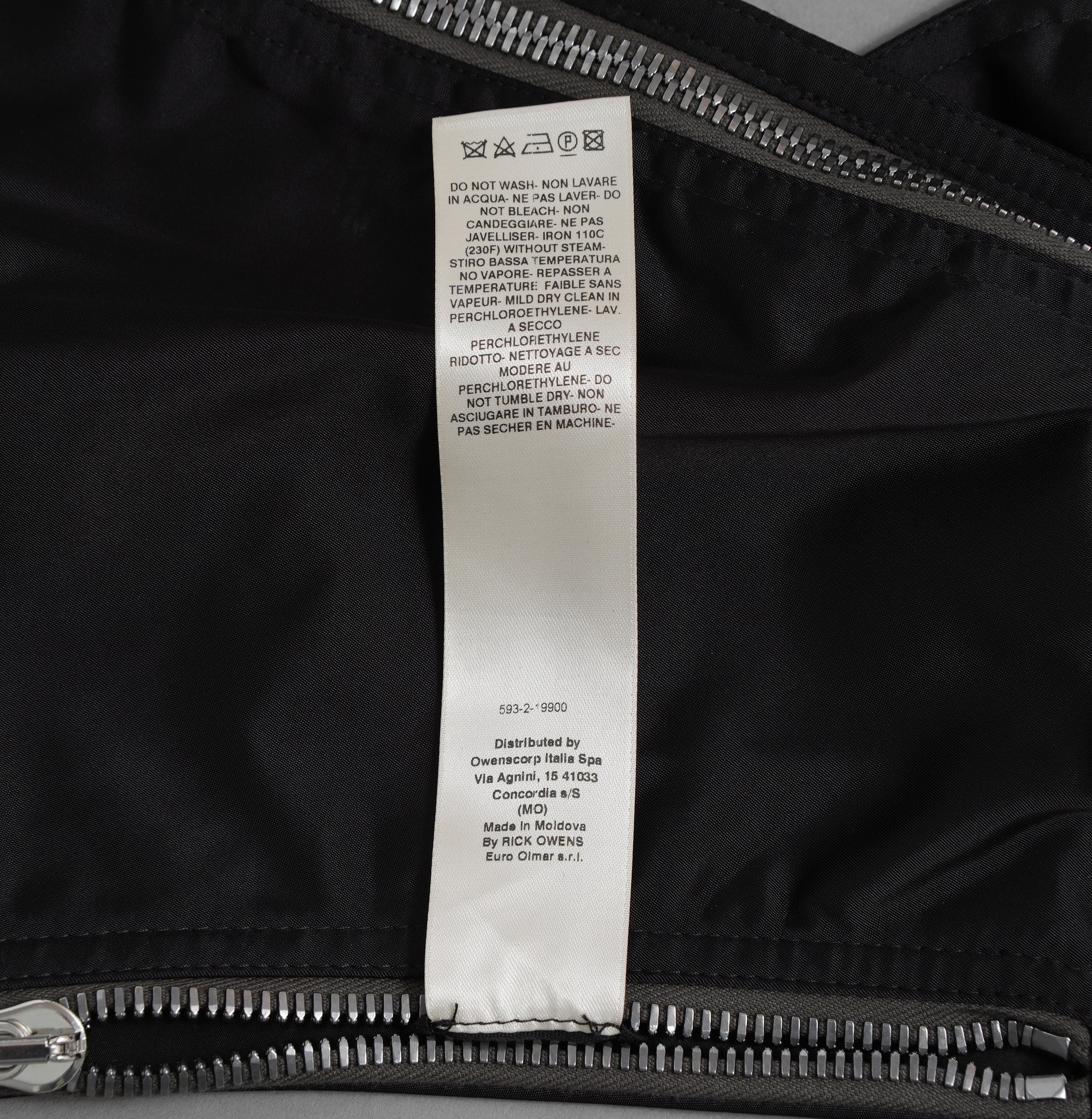 Rick Owens リックオウエンス / 美品 22AW STROBE / Bauhaus Vest バウハウス ベスト / RU02B2763-NBR / size 48 (BLACK)