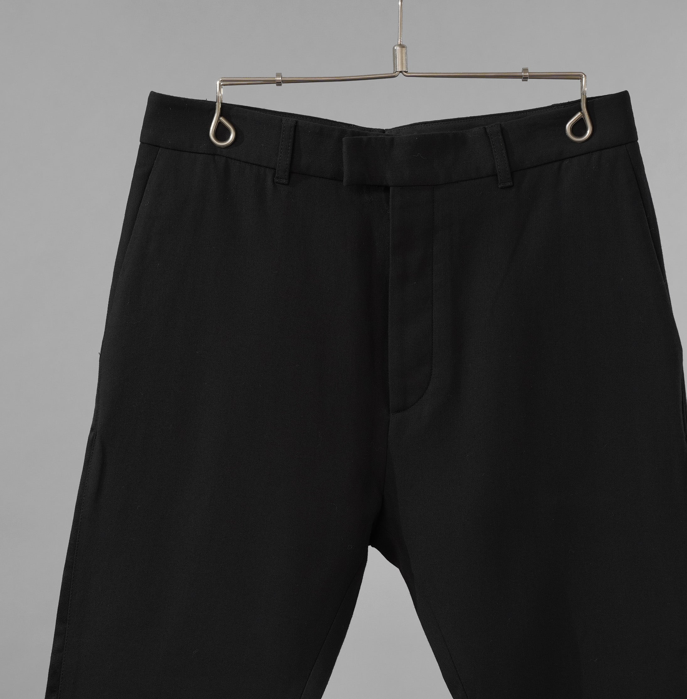 BALMAIN バルマン / 17SS ミッドライズ ストレート パンツ / POHT540D367G / size 44 (BLACK)
