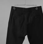 BALMAIN バルマン / 17SS ミッドライズ ストレート パンツ / POHT540D367G / size 44 (BLACK)