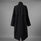 KAZUYUKI KUMAGAI ATTACHMENT カズユキ クマガイ アタッチメント / 20SS 塩縮タスランナイロンタフタ スタンドカラー コート / AC01-211 / size 2 (BLACK) 123032-alm