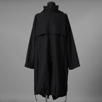 KAZUYUKI KUMAGAI ATTACHMENT カズユキ クマガイ アタッチメント / 20SS 塩縮タスランナイロンタフタ スタンドカラー コート / AC01-211 / size 2 (BLACK) 123032-alm