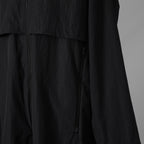 KAZUYUKI KUMAGAI ATTACHMENT カズユキ クマガイ アタッチメント / 20SS 塩縮タスランナイロンタフタ スタンドカラー コート / AC01-211 / size 2 (BLACK) 123032-alm