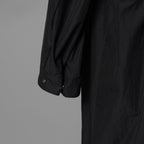 KAZUYUKI KUMAGAI ATTACHMENT カズユキ クマガイ アタッチメント / 20SS 塩縮タスランナイロンタフタ スタンドカラー コート / AC01-211 / size 2 (BLACK) 123032-alm
