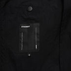 KAZUYUKI KUMAGAI ATTACHMENT カズユキ クマガイ アタッチメント / 20SS 塩縮タスランナイロンタフタ スタンドカラー コート / AC01-211 / size 2 (BLACK) 123032-alm