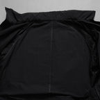 KAZUYUKI KUMAGAI ATTACHMENT カズユキ クマガイ アタッチメント / 20SS 塩縮タスランナイロンタフタ スタンドカラー コート / AC01-211 / size 2 (BLACK) 123032-alm