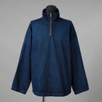 DIESEL ディーゼル / 美品 24AW D-FLOW-FSE ハーフジップ デニム プルオーバーシャツ 長袖シャツ / P01375 / size XS (INDIGO) 352116-in-ue