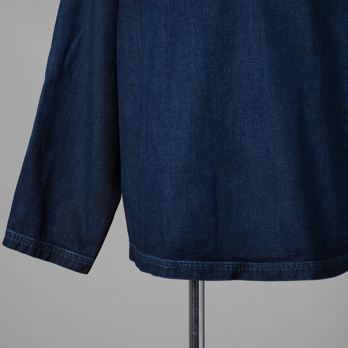 DIESEL ディーゼル / 美品 24AW D-FLOW-FSE ハーフジップ デニム プルオーバーシャツ 長袖シャツ / P01375 / size XS (INDIGO) 352116-in-ue