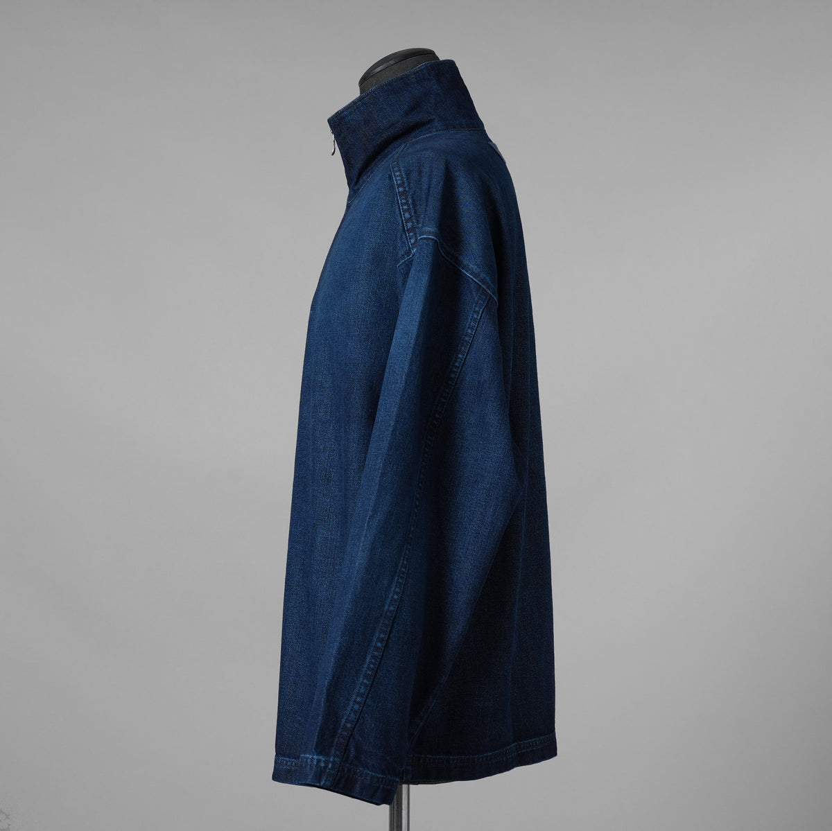 DIESEL ディーゼル / 美品 24AW D-FLOW-FSE ハーフジップ デニム プルオーバーシャツ 長袖シャツ / P01375 / size XS (INDIGO) 352116-in-ue