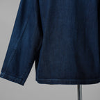 DIESEL ディーゼル / 美品 24AW D-FLOW-FSE ハーフジップ デニム プルオーバーシャツ 長袖シャツ / P01375 / size XS (INDIGO) 352116-in-ue