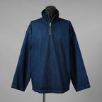DIESEL ディーゼル / 美品 24AW D-FLOW-FSE ハーフジップ デニム プルオーバーシャツ 長袖シャツ / P01375 / size XS (INDIGO) 352116-in-ue