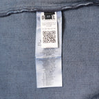 DIESEL ディーゼル / 美品 24AW D-FLOW-FSE ハーフジップ デニム プルオーバーシャツ 長袖シャツ / P01375 / size XS (INDIGO) 352116-in-ue