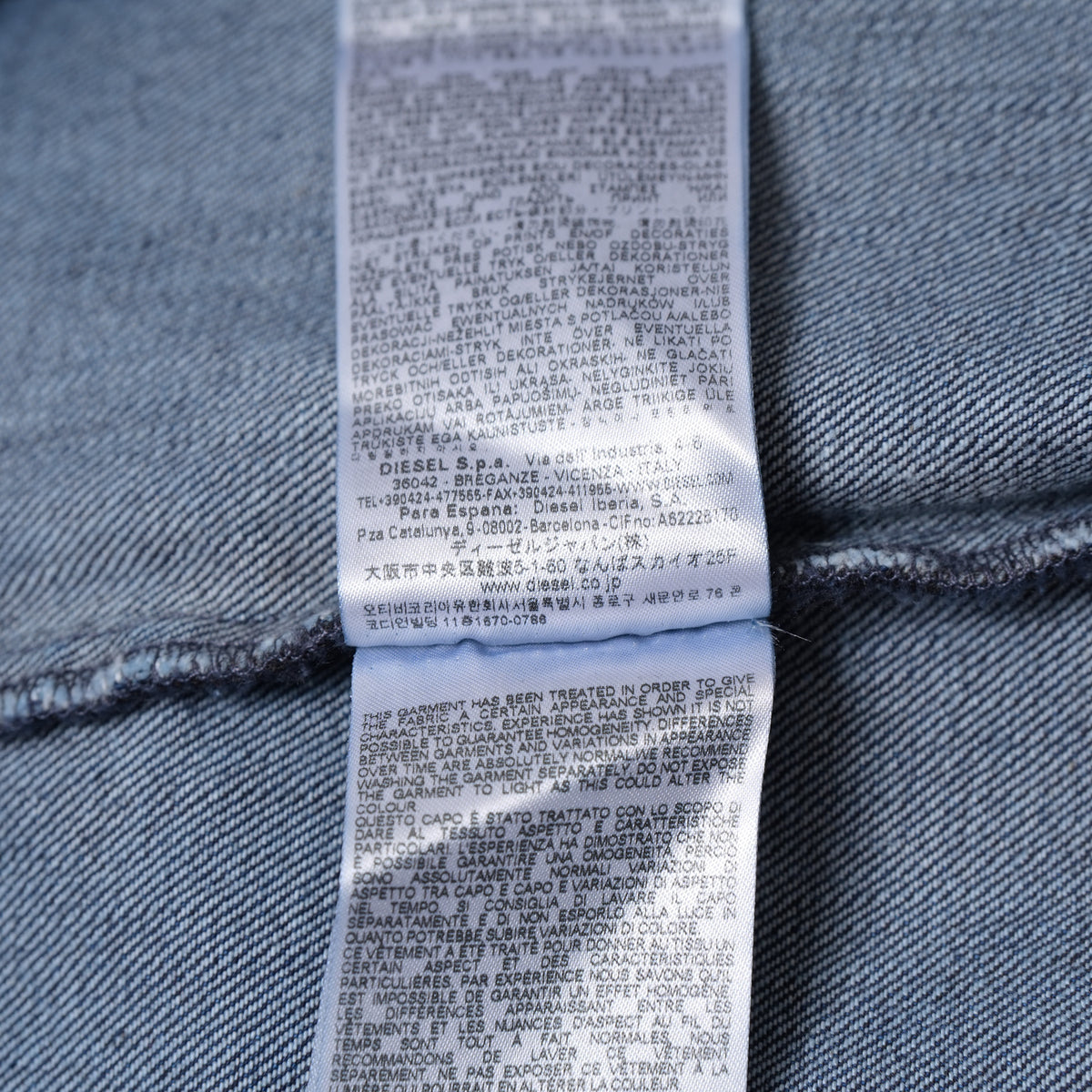 DIESEL ディーゼル / 美品 24AW D-FLOW-FSE ハーフジップ デニム プルオーバーシャツ 長袖シャツ / P01375 / size XS (INDIGO) 352116-in-ue