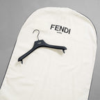 FENDI フェンディ / 美品 22SS ジオメトリック柄 シルクシフォン ワンピース / ドレス / FDB896 AJYC / size 40 (IVORY) レディース