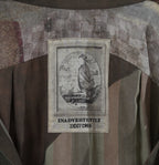 ZIGGY CHEN ジギーチェン/ 24SS Spiral Printing Oversized Long Shirt スパイラルプリント オーバーサイズ ロングシャツ（フェードカッパーローズ）長袖シャツ / OM2410720 / size 44 ( Faded Copper Rose )