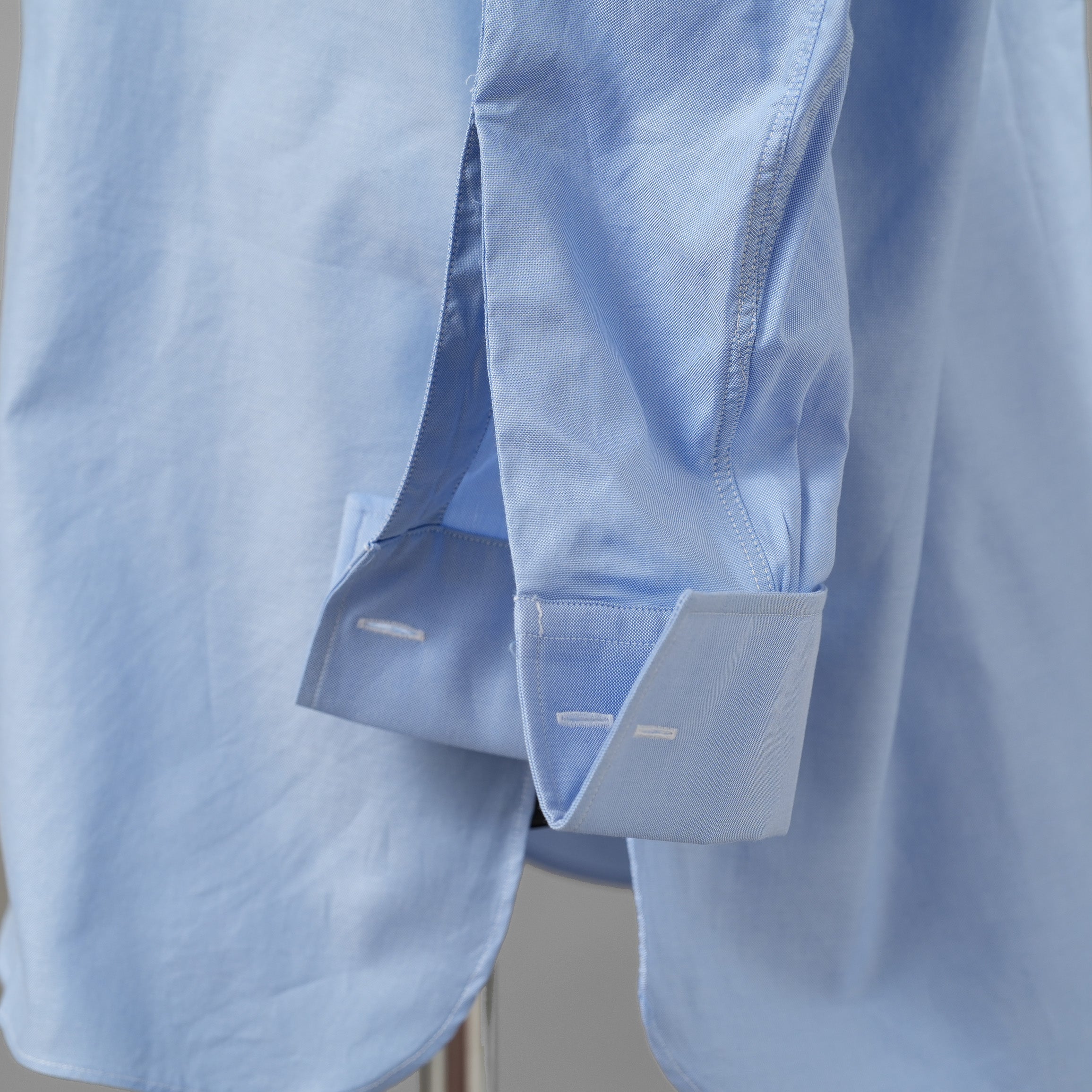 Maison Margiela メゾンマルジェラ / 美品 21SS マンダリンカラーシャツ 長袖シャツ / S50DL0481-S52925 / size 40 ( SAX BLUE )