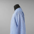 LOEWE ロエベ / 美品 19SS Paula's Ibiza パウラズ イビザコレクション リネンシャツ / 長袖シャツ / A-28003861 / size S (SAXE BLUE）