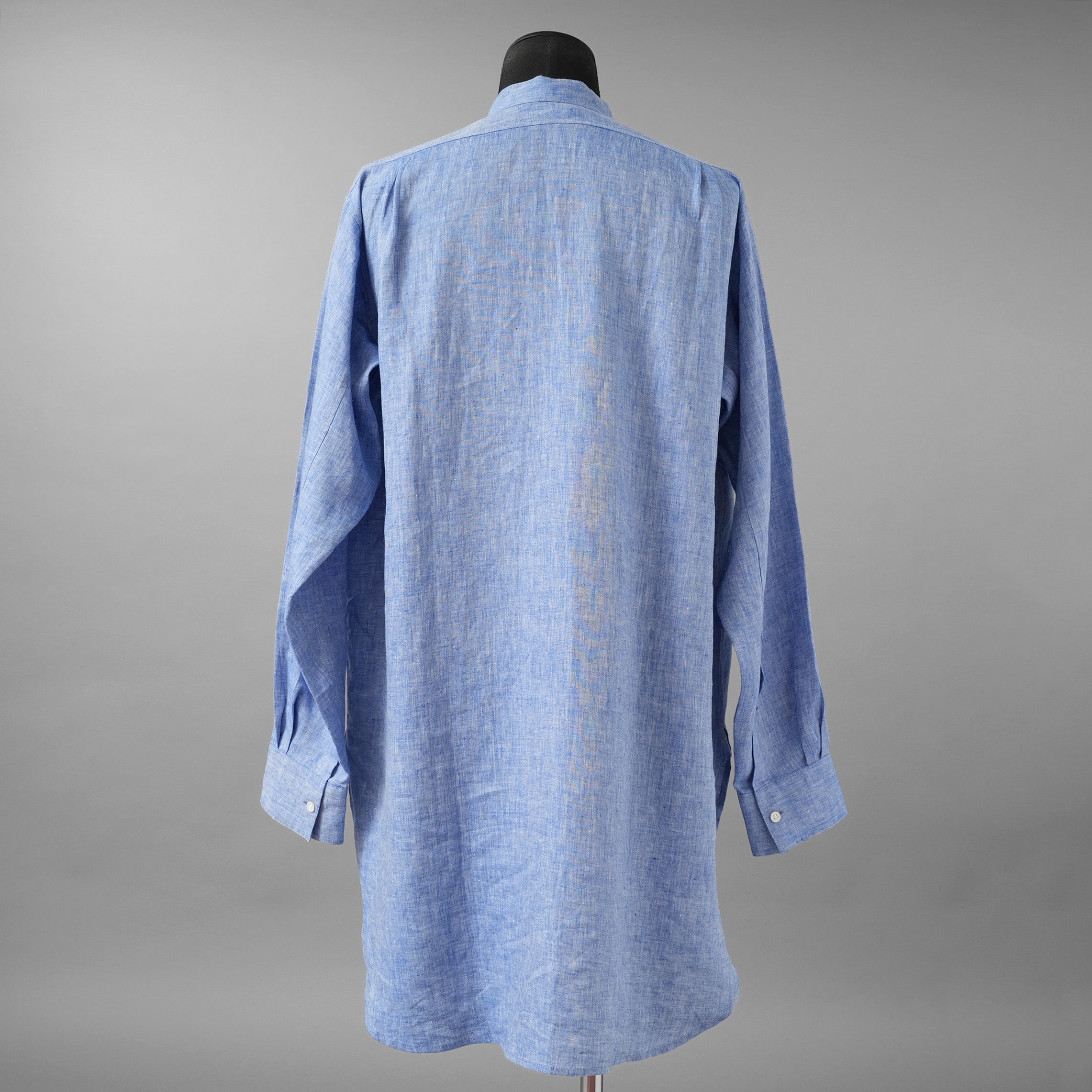 LOEWE ロエベ / 美品 19SS Paula's Ibiza パウラズ イビザコレクション リネンシャツ / 長袖シャツ / A-28003861 / size S (SAXE BLUE）