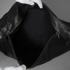 Yasuyuki Ishii ヤスユキイシイ / 変形レザー トートバッグ / BLACK