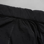 KAZUYUKI KUMAGAI ATTACHMENT カズユキ クマガイ アタッチメント / 20SS 塩縮タスランナイロンタフタ スタンドカラー コート / AC01-211 / size 2 (BLACK) 123032-alm
