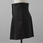 FENDI フェンディ / 美品 22AW タック ショートパンツ / キュロット / FR6336 AGTS / size 42 (BLACK) レディース