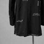 bajra バジュラ / 美品 25AW ストレッチデニム プリント フーデッドコート / 157UC03 / size 3 (BLACK) 352118-in-ue