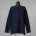 SUS-SOUS シュスー / 美品 20AW sleeping shirts 長袖シャツ / 04-SS01406 / size 9 (INDIGO) 123034-alm