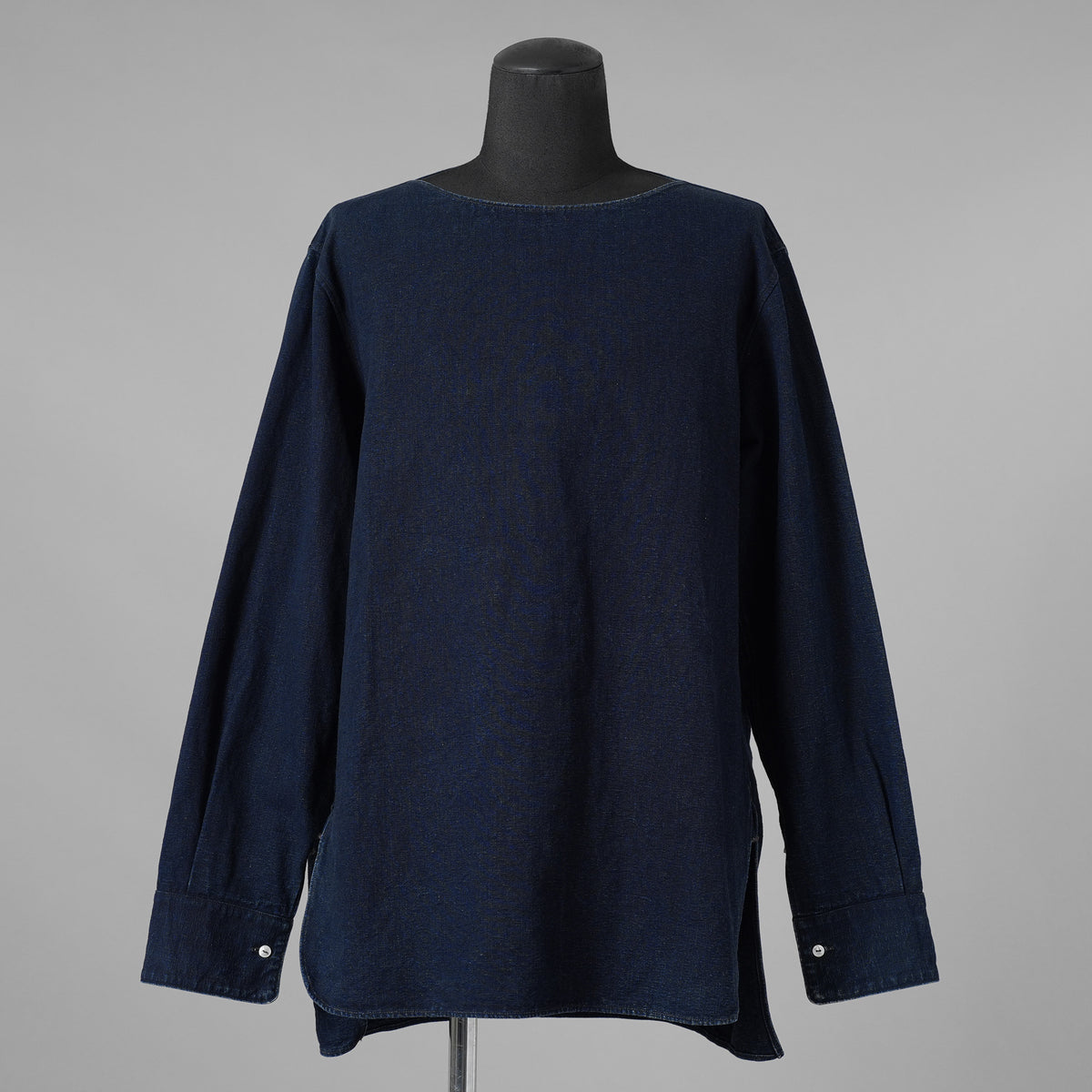 SUS-SOUS シュスー / 美品 20AW sleeping shirts 長袖シャツ / 04-SS01406 / size 9 (INDIGO) 123034-alm