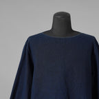 SUS-SOUS シュスー / 美品 20AW sleeping shirts 長袖シャツ / 04-SS01406 / size 9 (INDIGO) 123034-alm