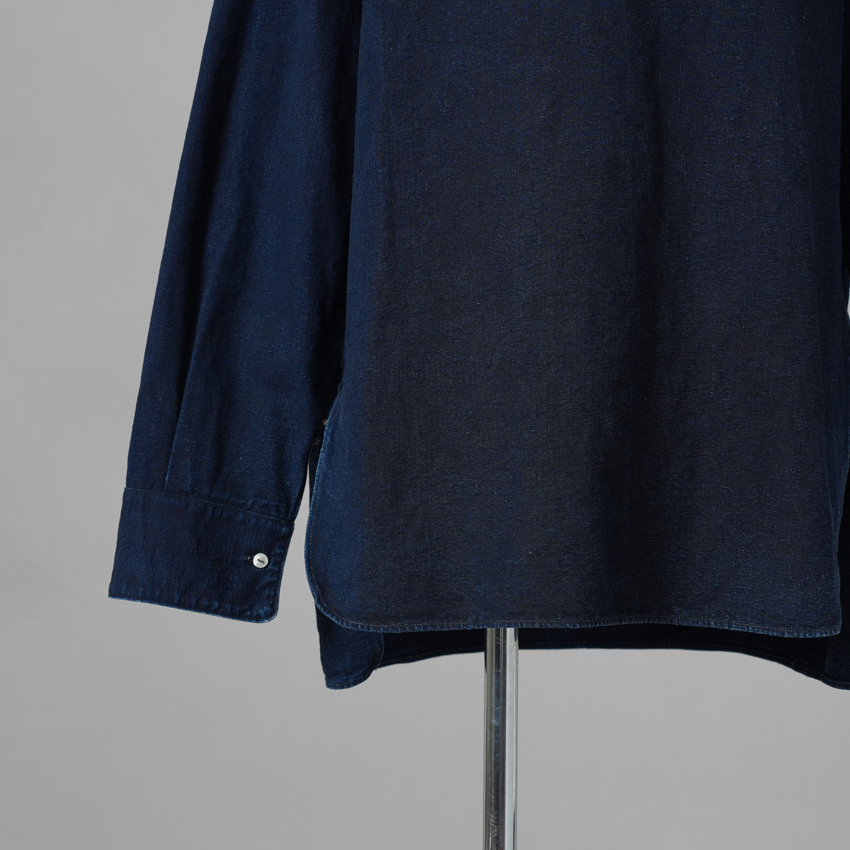 SUS-SOUS シュスー / 美品 20AW sleeping shirts 長袖シャツ / 04-SS01406 / size 9 (INDIGO) 123034-alm