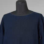 SUS-SOUS シュスー / 美品 20AW sleeping shirts 長袖シャツ / 04-SS01406 / size 9 (INDIGO) 123034-alm